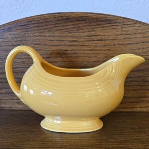 Fiesta Yellow Gravy Boat - Bright Yellow Ceramic Serveware